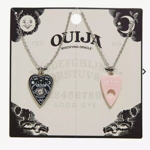 Ouija Planchette Best Friend Necklace Set